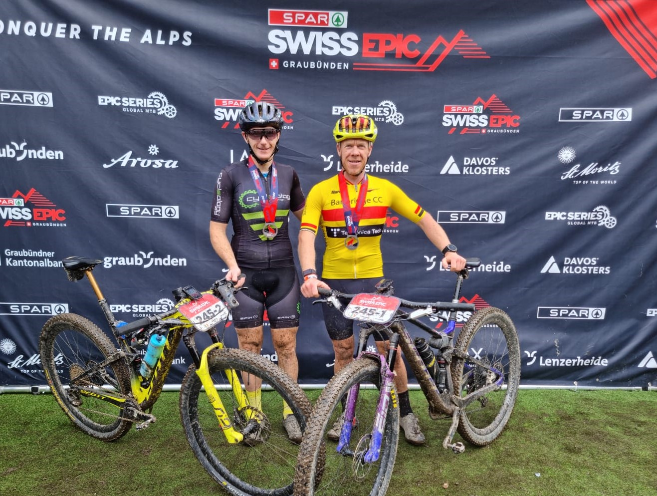 McRoberts and McKee conquer Swiss Epic Banbridge Cycling Club